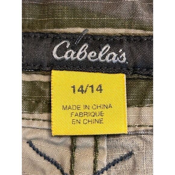 Cabela's Womens Bayou Pants Camo Cotton Ripstop Size 14/14 (4191) - Picture 9 of 10